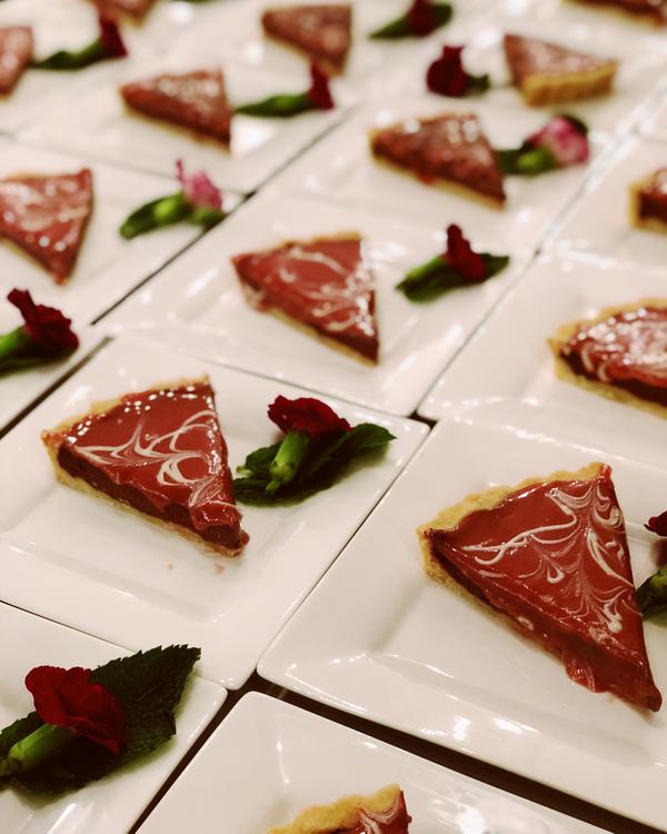 Recipe: Chocolate Tart with Fresh Raspberry Curd